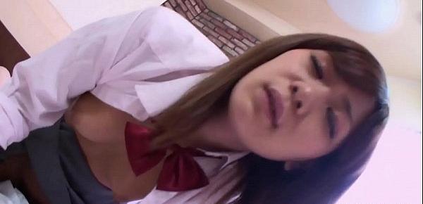  Japanese schoolgirl, Nozomi Kahara had wild sex this morning, uncensored